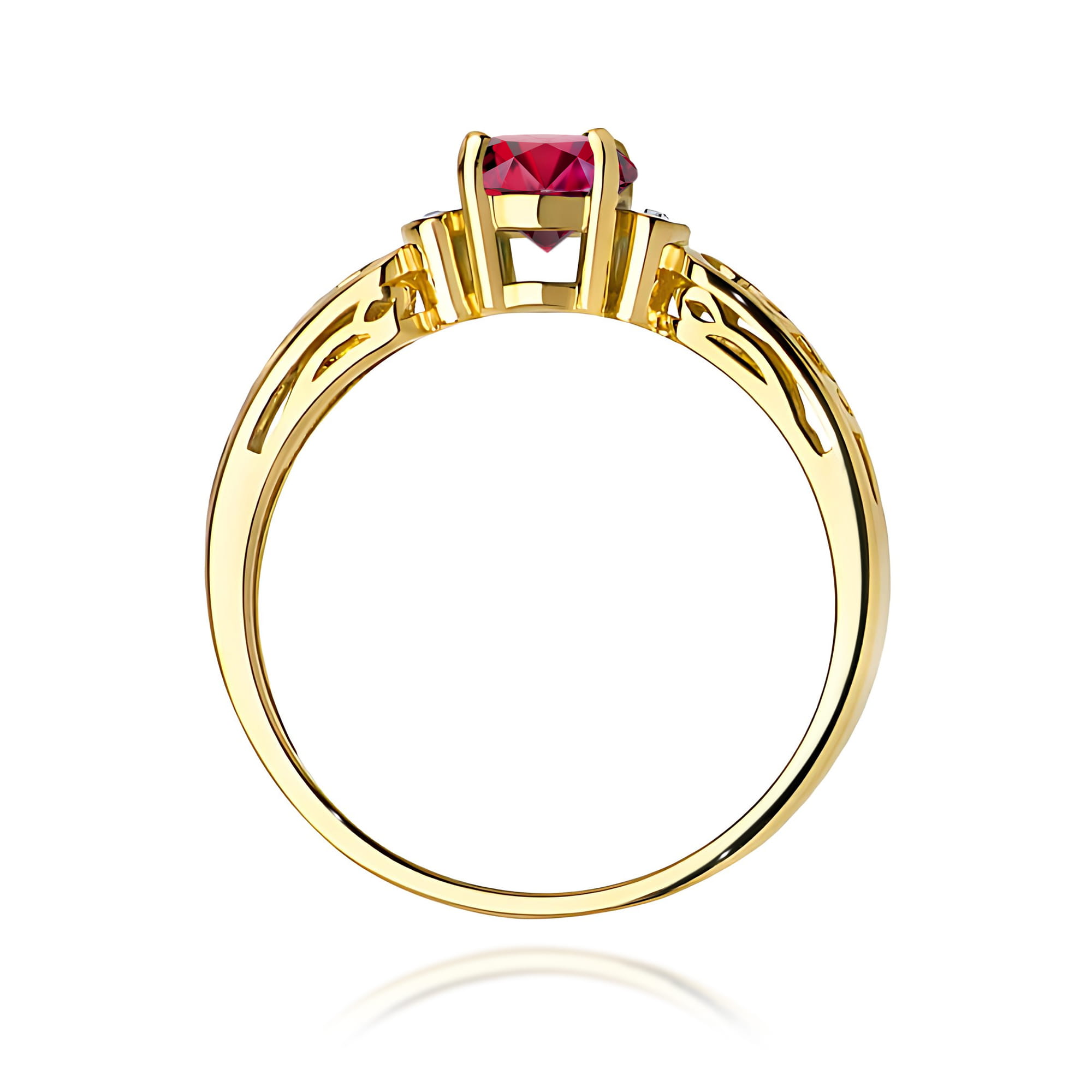 Pierścionek z rubinem 0,60 ct W0014 · W014 - obrazek 3