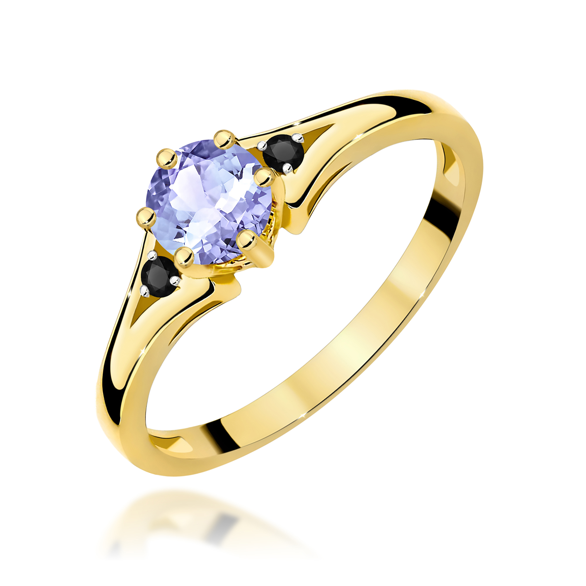 Pierścionek z tanzanitem 0,50 ct · W0076