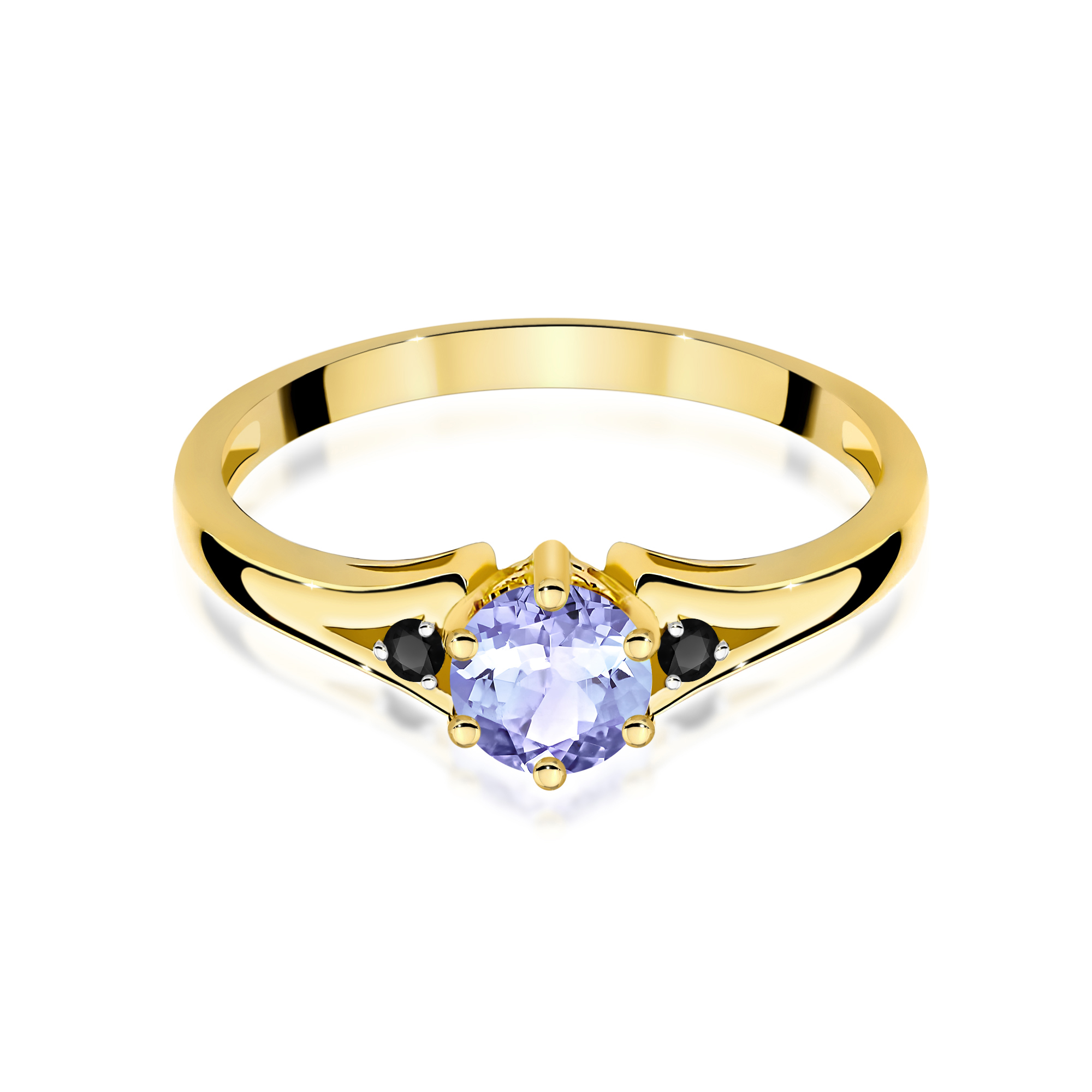 Pierścionek z tanzanitem 0,50 ct · W0076 - obrazek 2