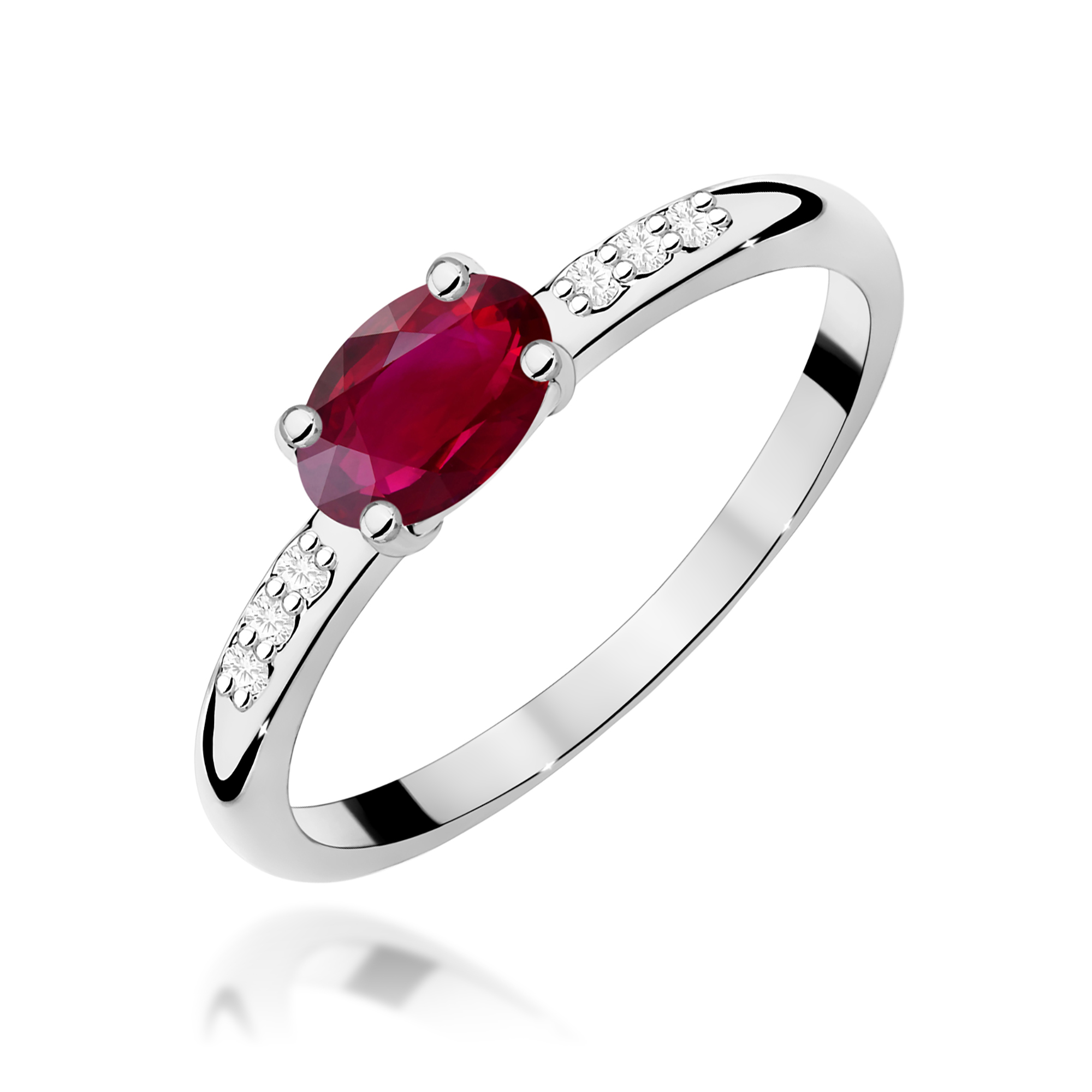 Pierścionek z rubinem 0,60 ct W0077 · W077
