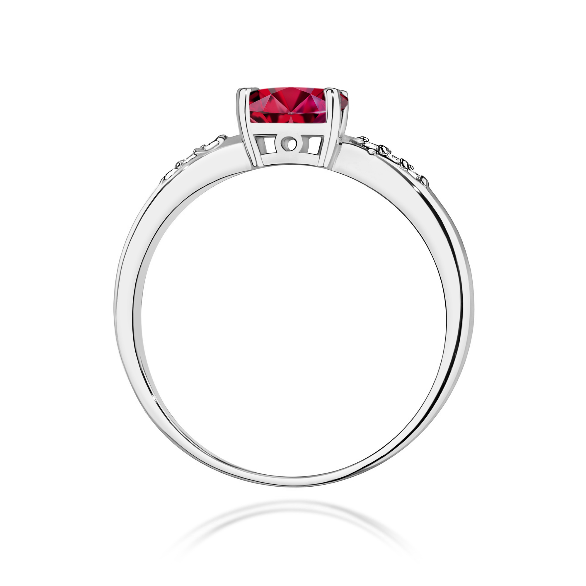 Pierścionek z rubinem 0,60 ct W0077 · W077 - obrazek 3