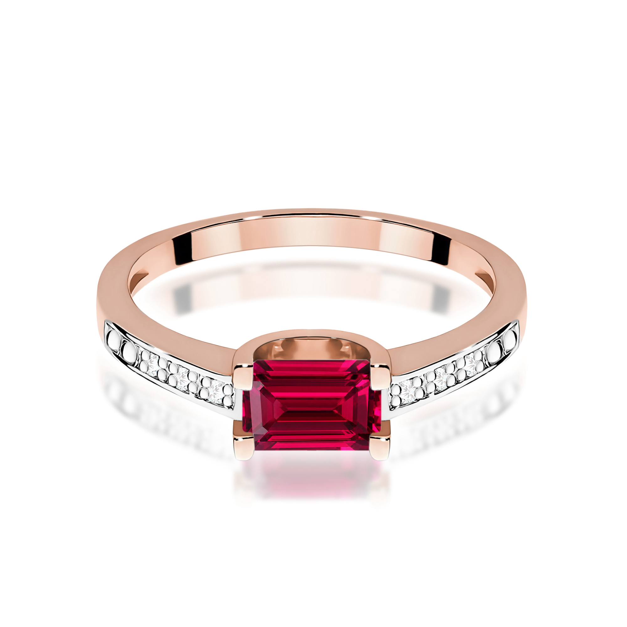 Pierścionek z rubinem 0,80 ct W0105 · W105 - obrazek 2
