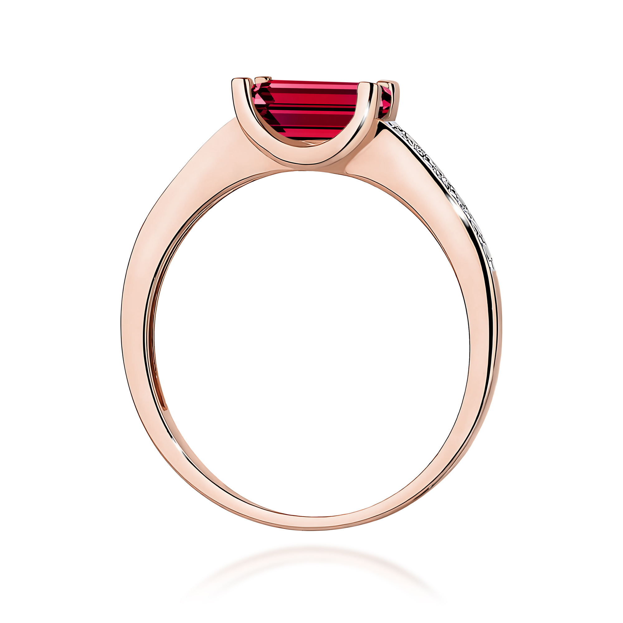 Pierścionek z rubinem 0,80 ct W0105 · W105 - obrazek 3