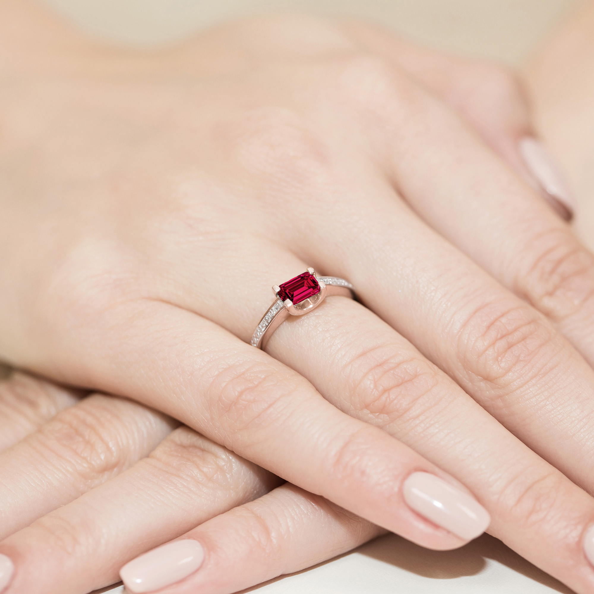 Pierścionek z rubinem 0,80 ct W0105 · W105 - obrazek 4