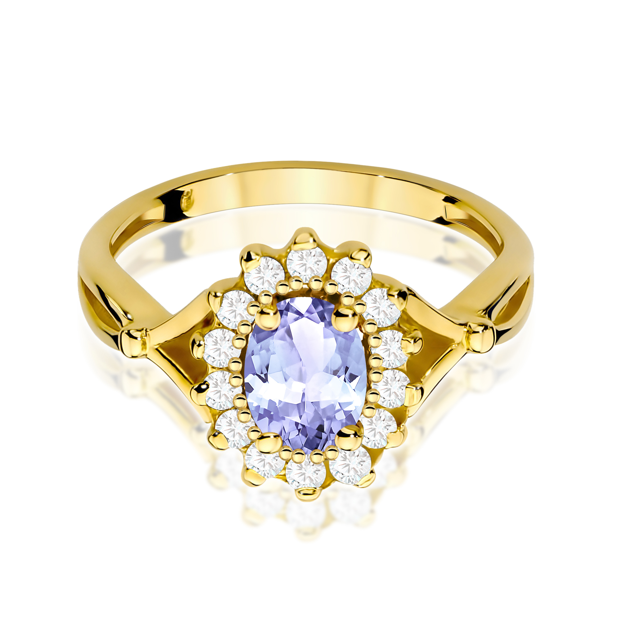Pierścionek z tanzanitem 0,70 ct W0182 · W182 - obrazek 2