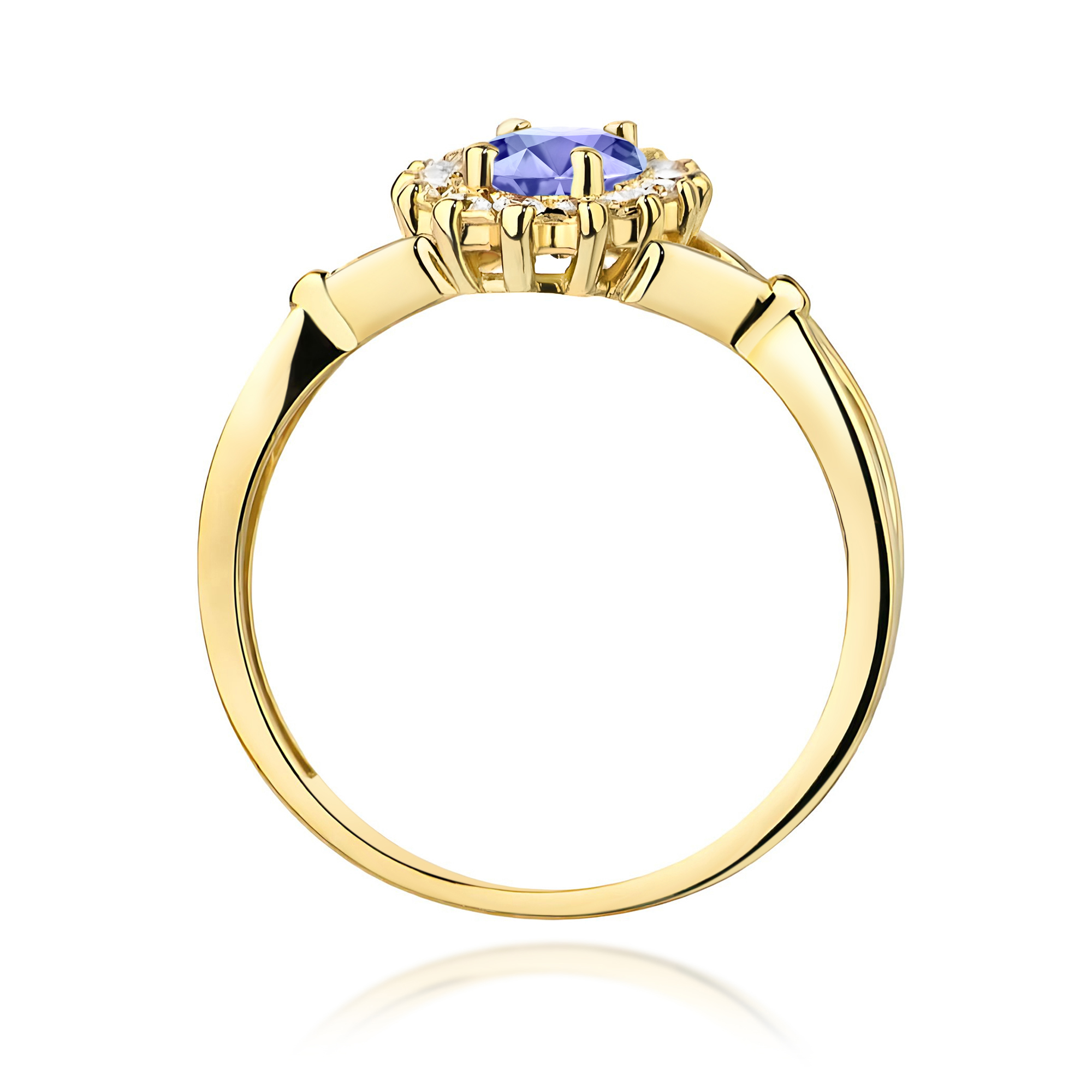 Pierścionek z tanzanitem 0,70 ct W0182 · W182 - obrazek 3