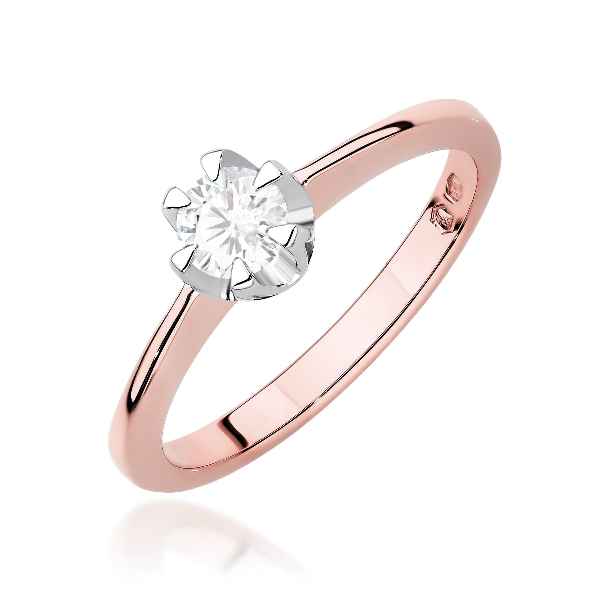 Pierścionek z diamentem 0,40 ct W0220B · W220B