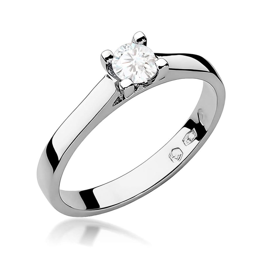 Pierścionek z diamentem 0.3 ct · W221B