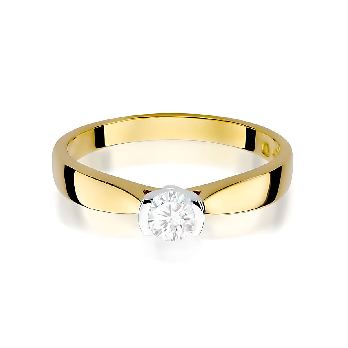Pierścionek z diamentem 0,30 ct W0223 · W223B - obrazek 2