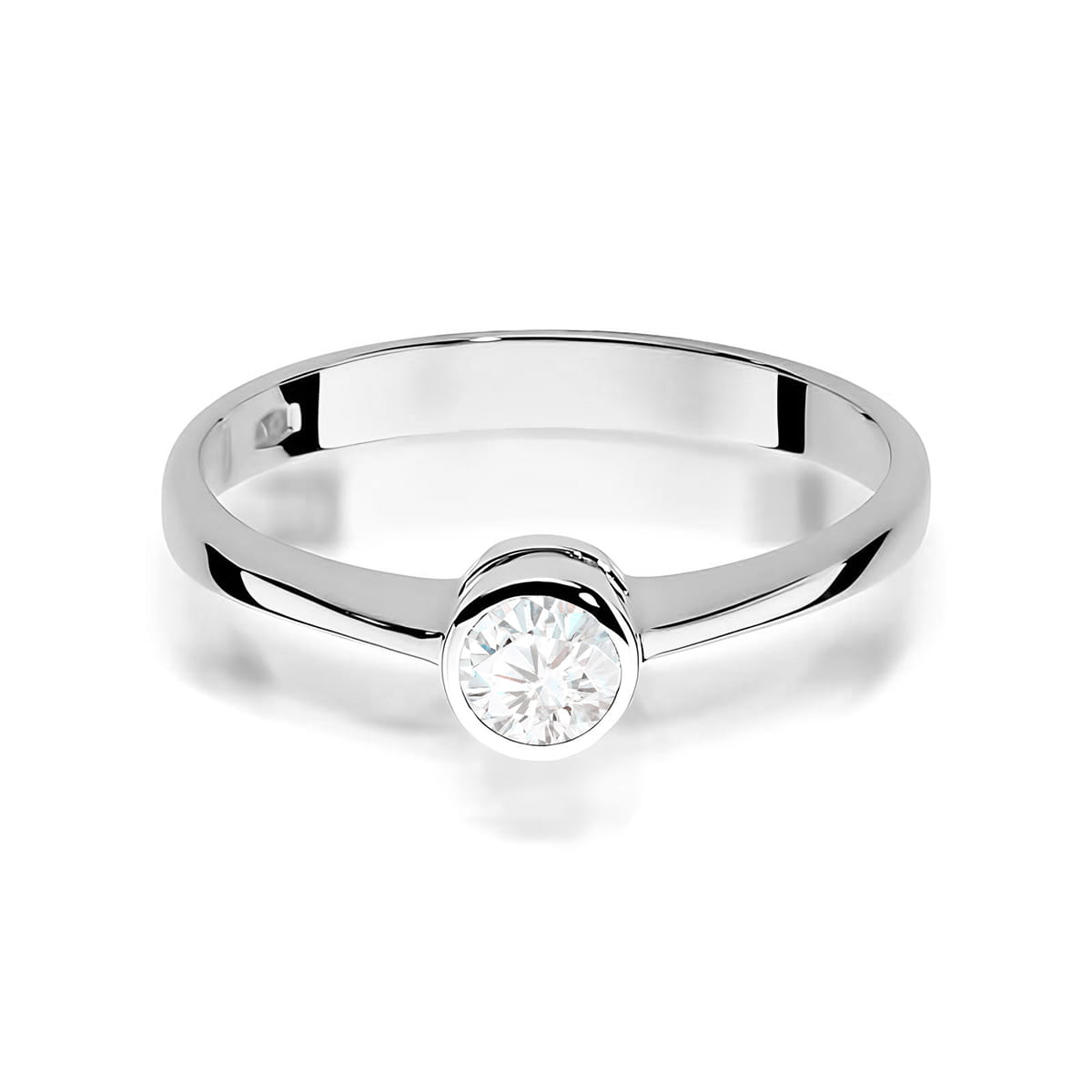 Pierścionek z diamentem 0,25 ct W0224 · W224B - obrazek 2