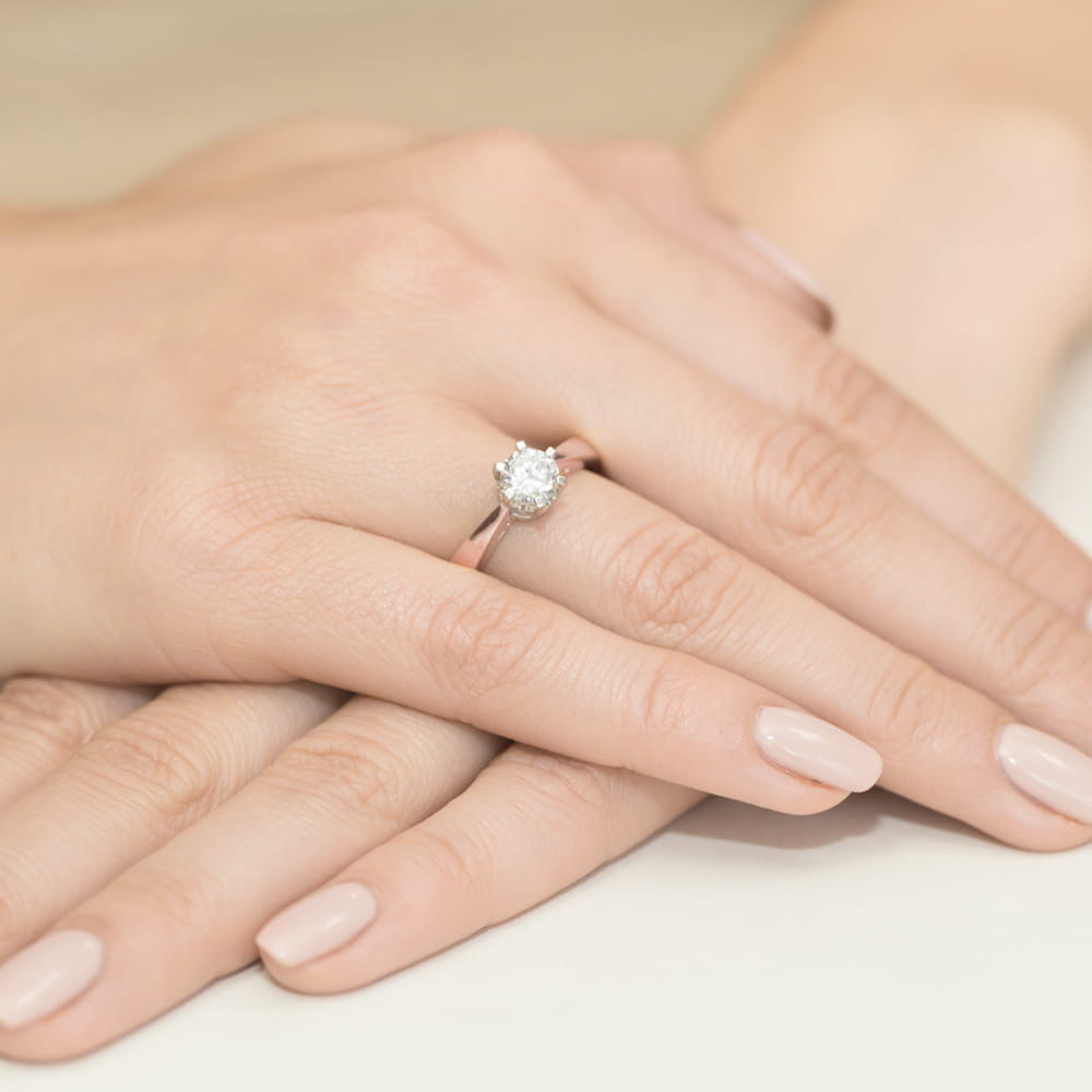 Pierścionek z diamentem 1,00 ct W0234 · W234 - obrazek 4