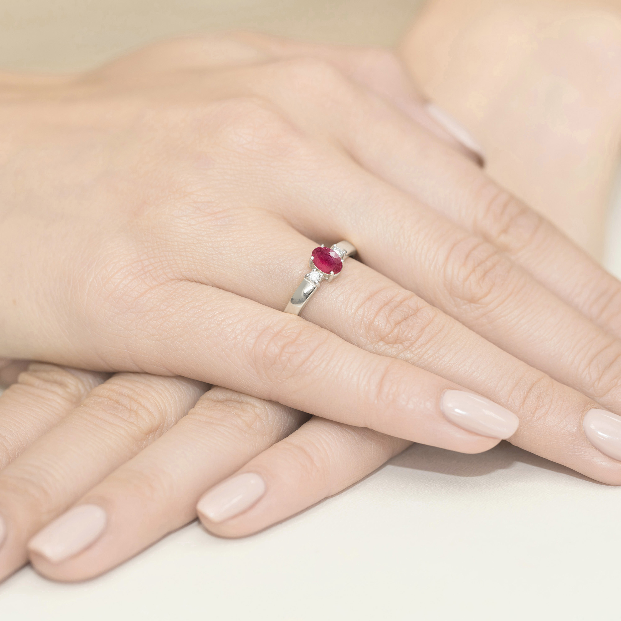 Pierścionek z rubinem 0,60 ct W0264 · W264 - obrazek 4