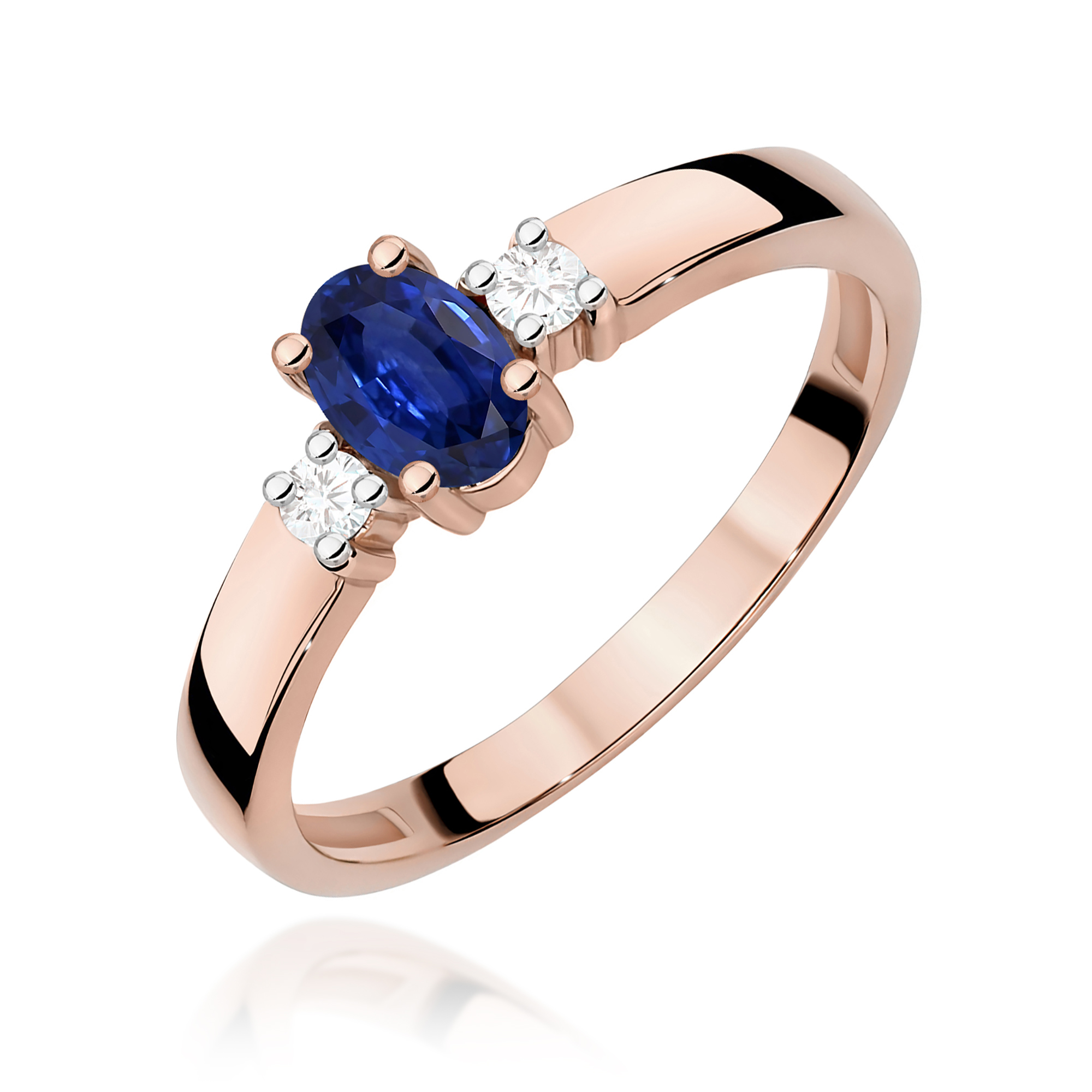 Pierścionek z szafirem 0,70 ct W0264 · W264
