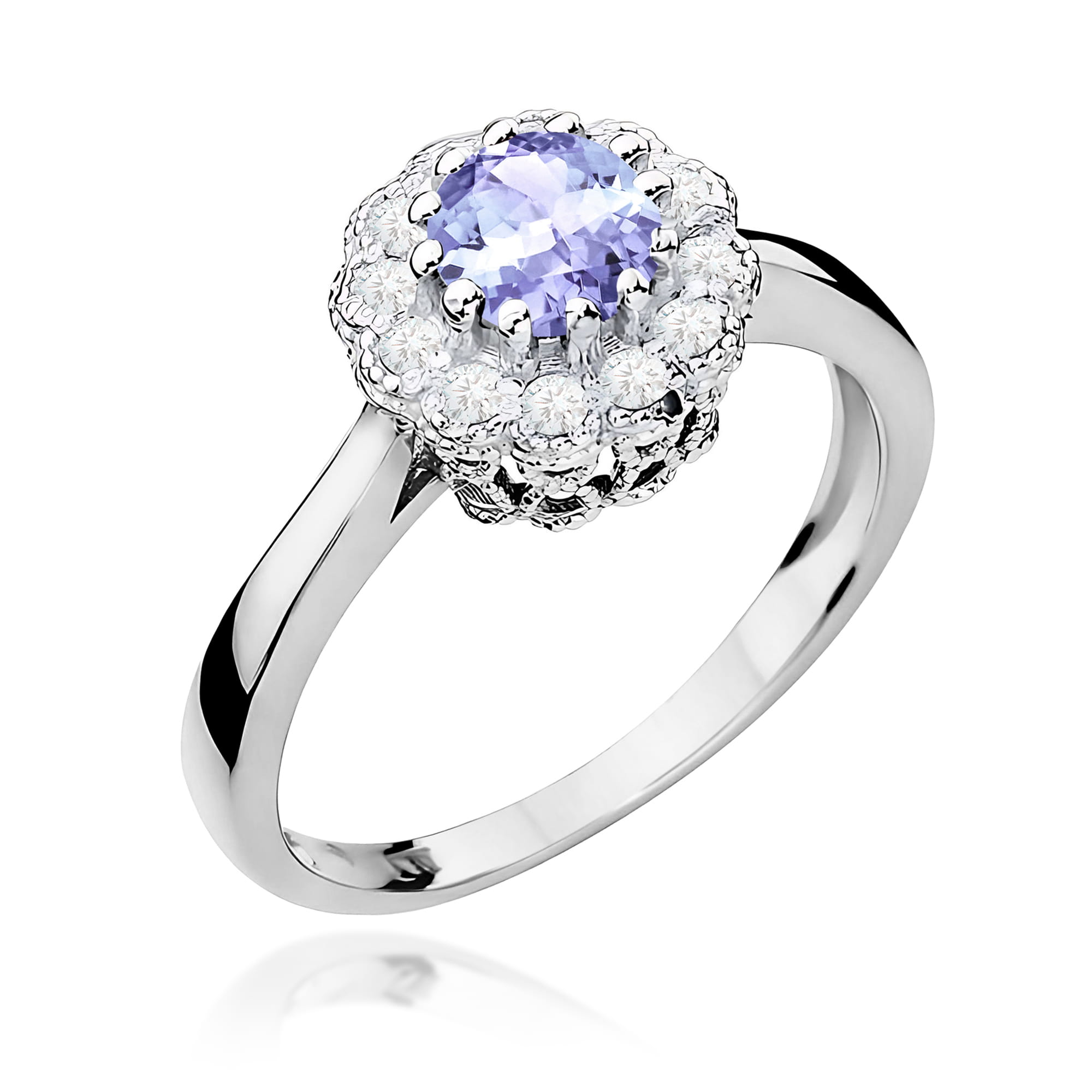 Pierścionek z tanzanitem 0,50 ct W0284 · W284