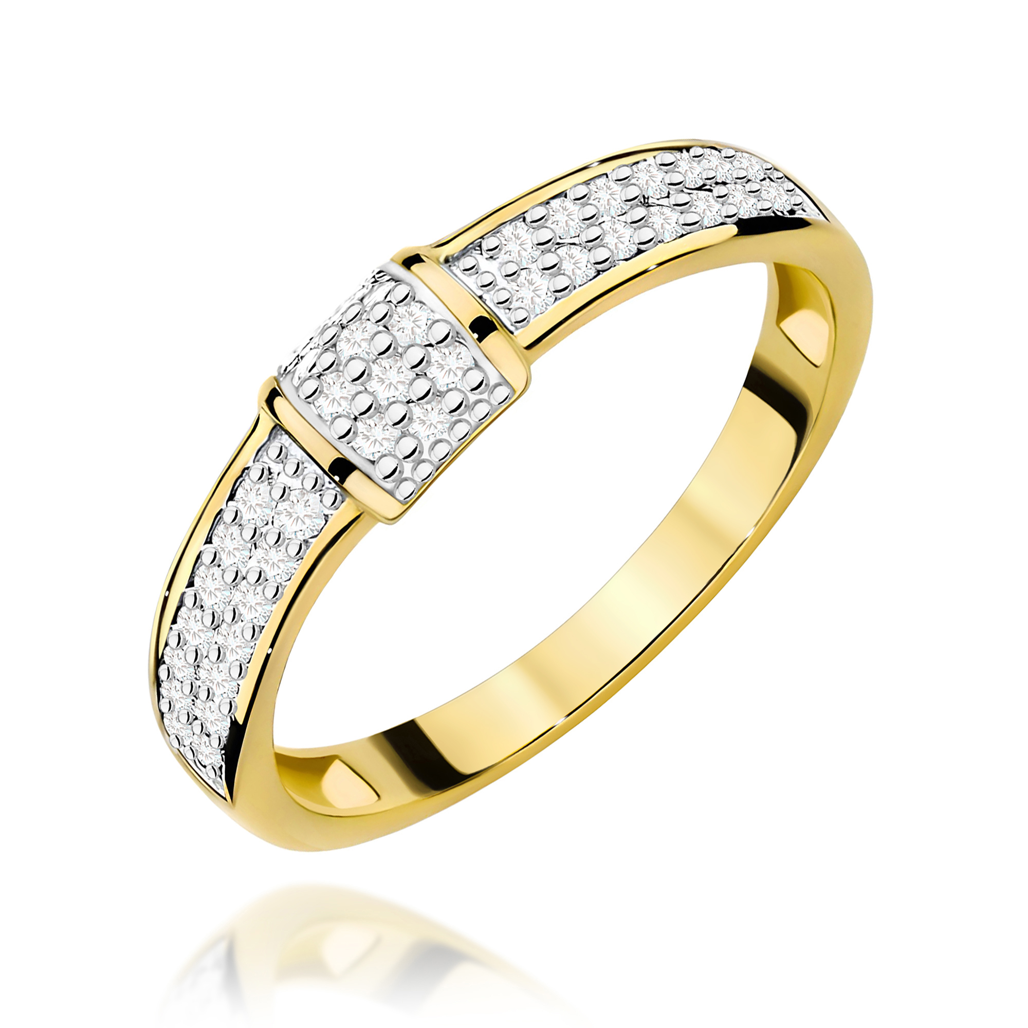 Pierścionek z diamentami 0,19 ct W0297 · W297