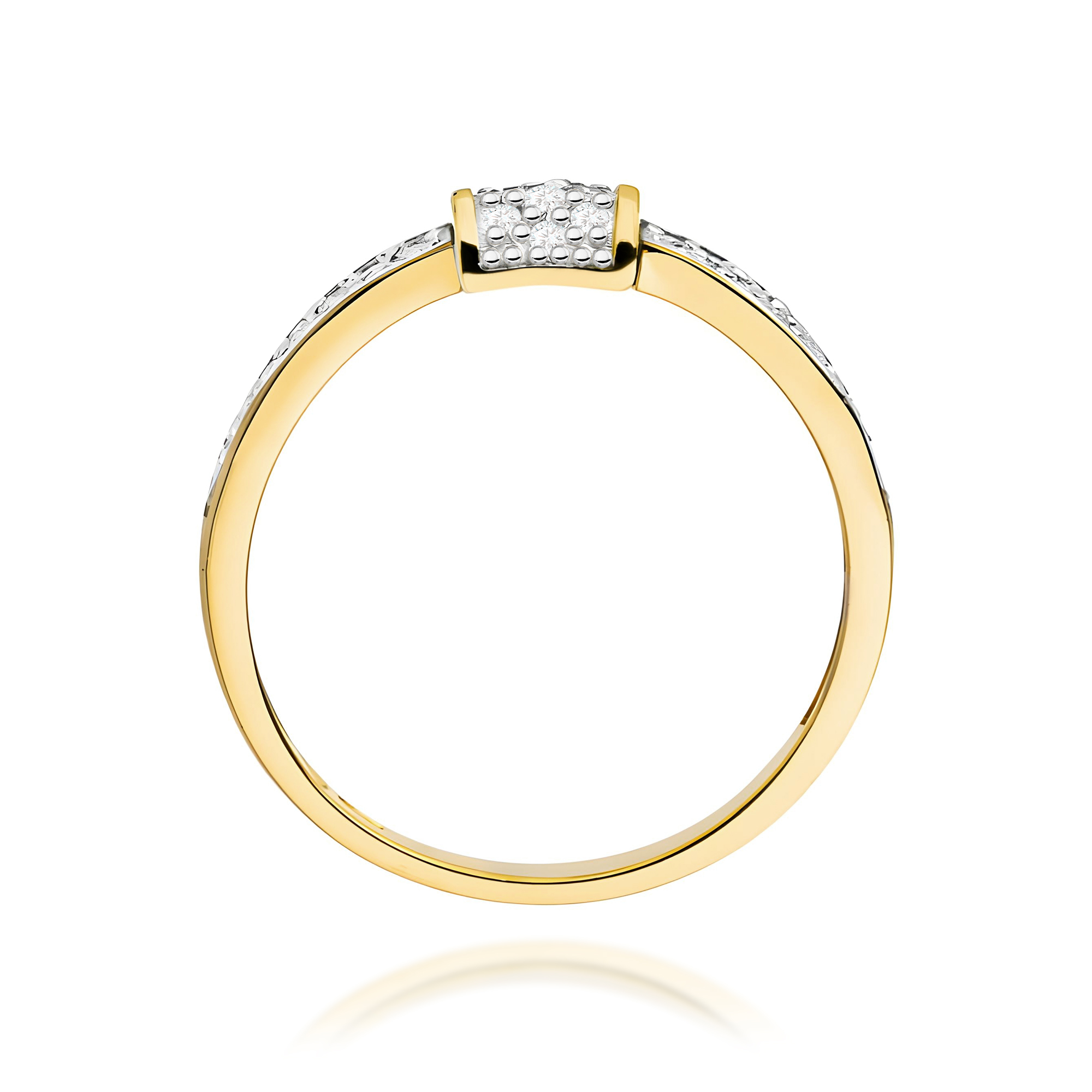Pierścionek z diamentami 0,19 ct W0297 · W297 - obrazek 3