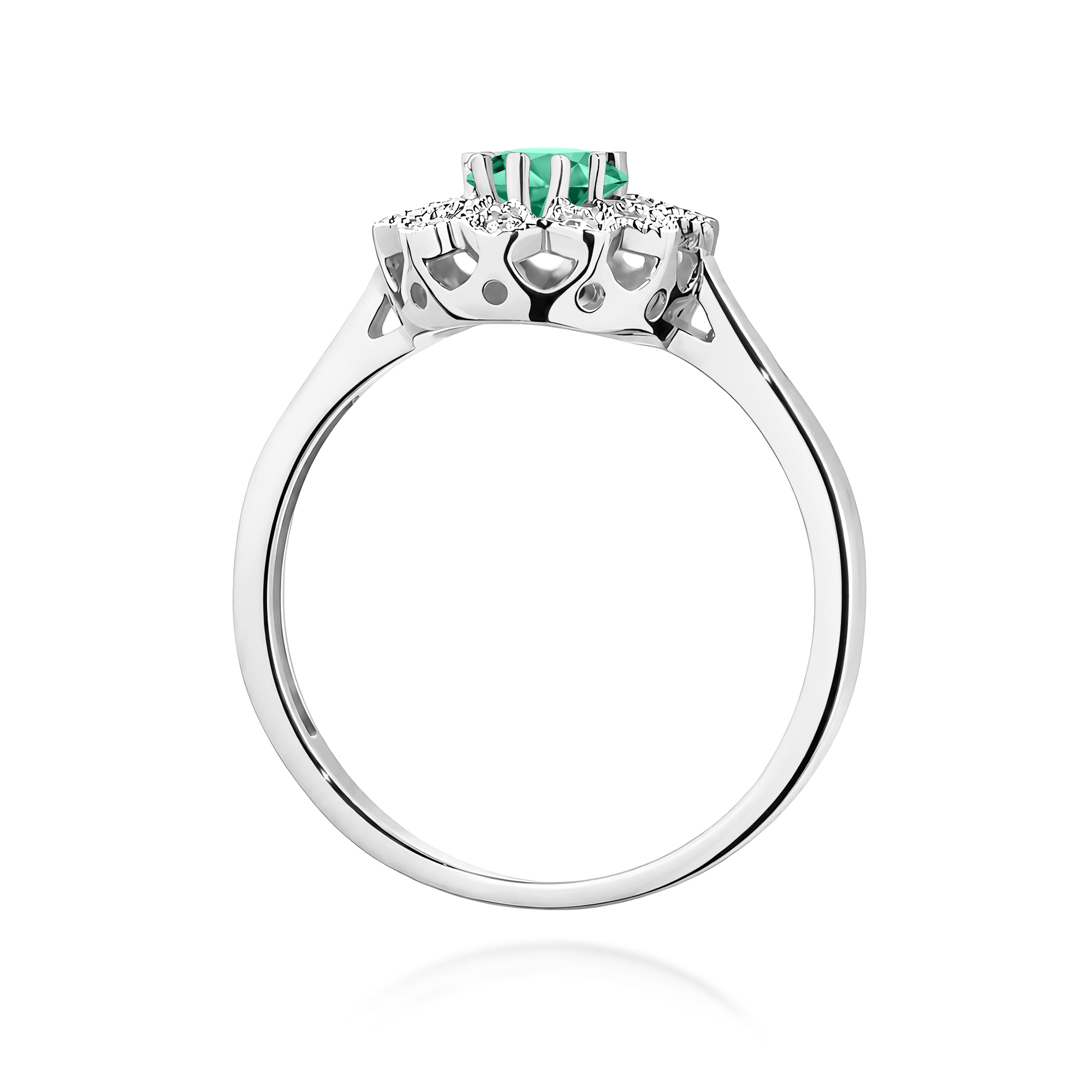 Pierścionek z szmaragdem 0,40 ct W0354 · W354 - obrazek 3