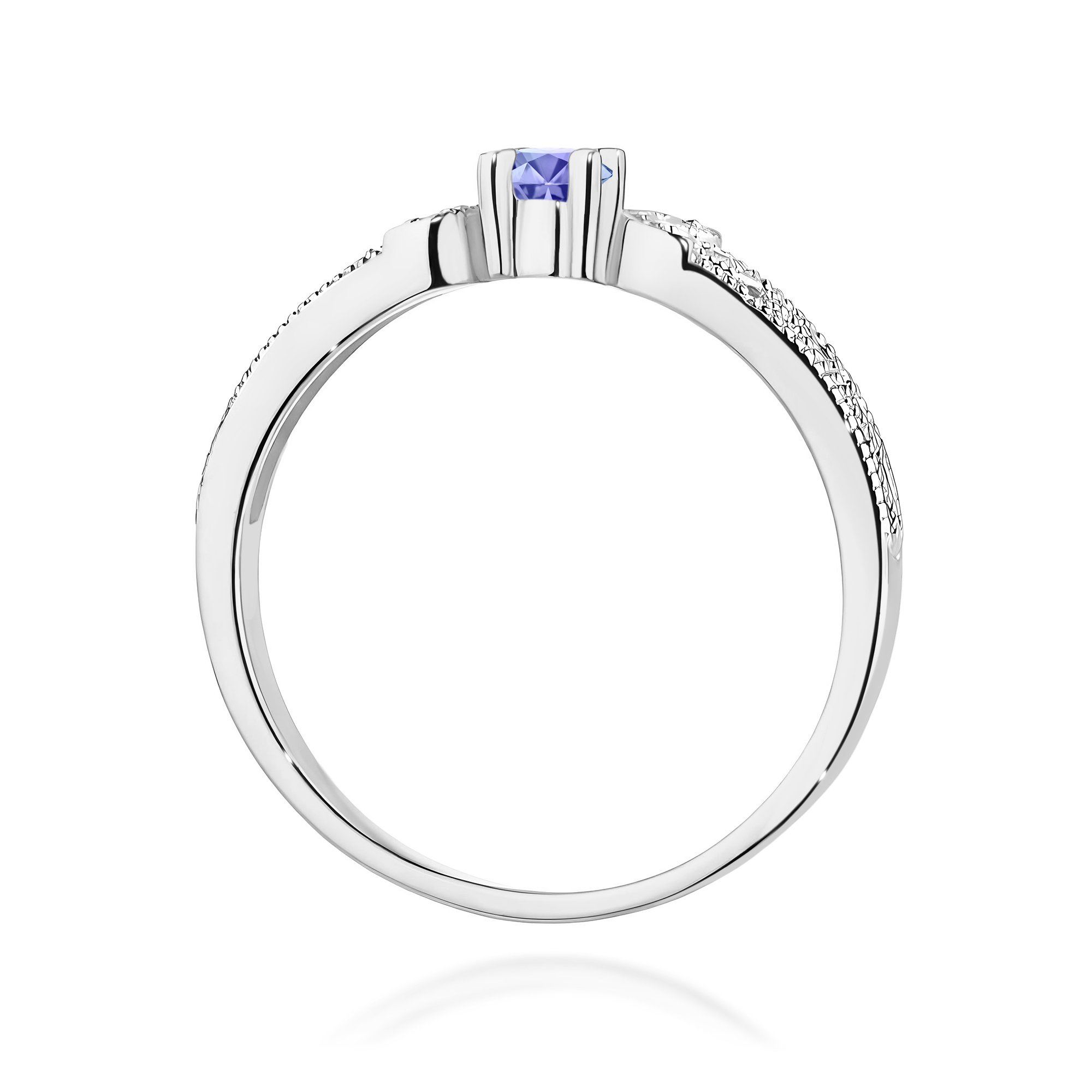 Pierścionek z tanzanitem 0,15 ct W0411 · W411 - obrazek 3