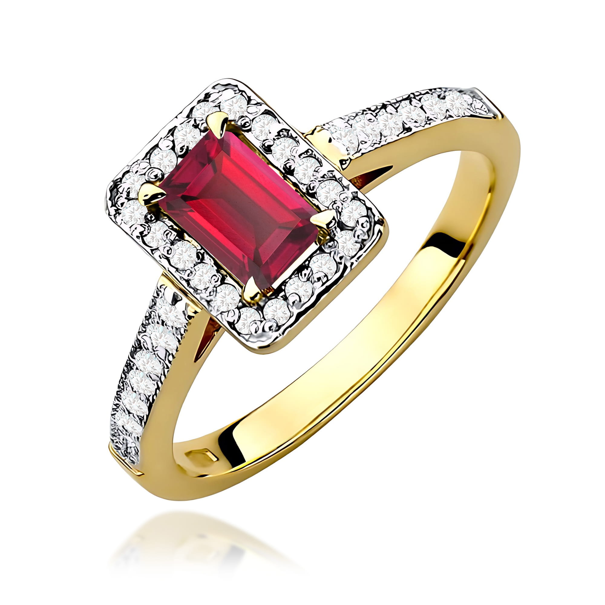 Pierścionek z rubinem 0,80 ct W0422 · W422