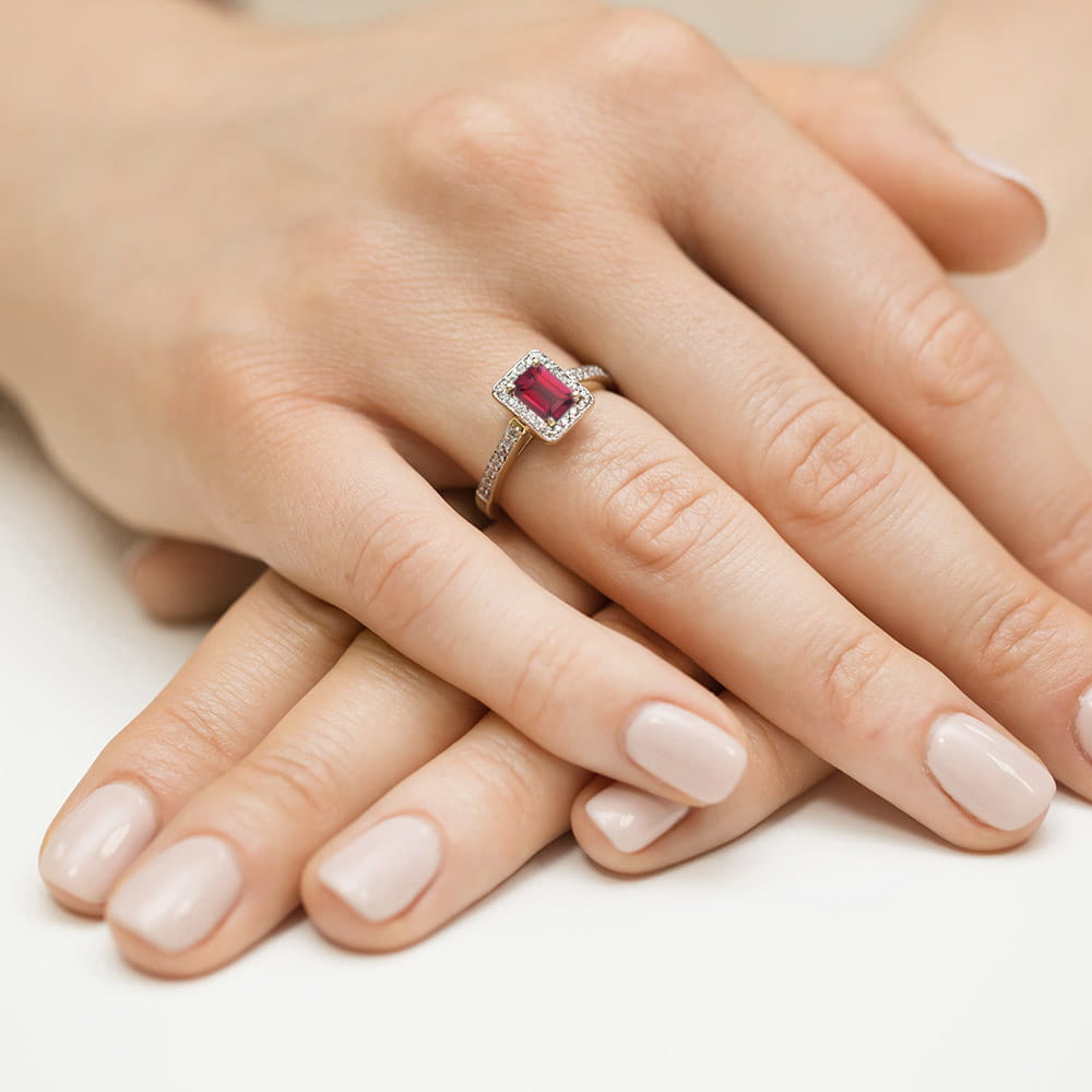 Pierścionek z rubinem 0,80 ct W0422 · W422 - obrazek 4