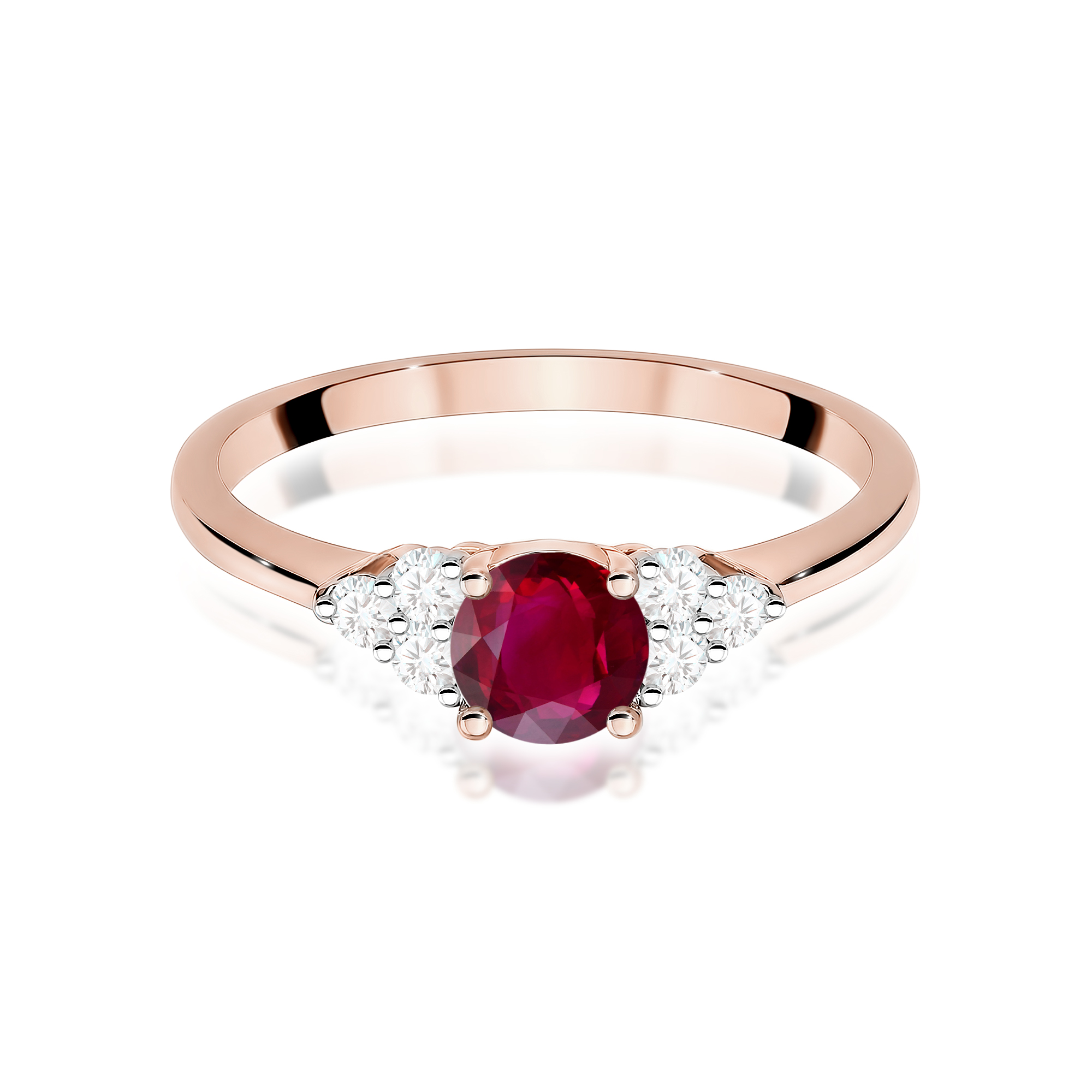 Pierścionek z rubinem 0,60 ct W0451 · W451 - obrazek 2