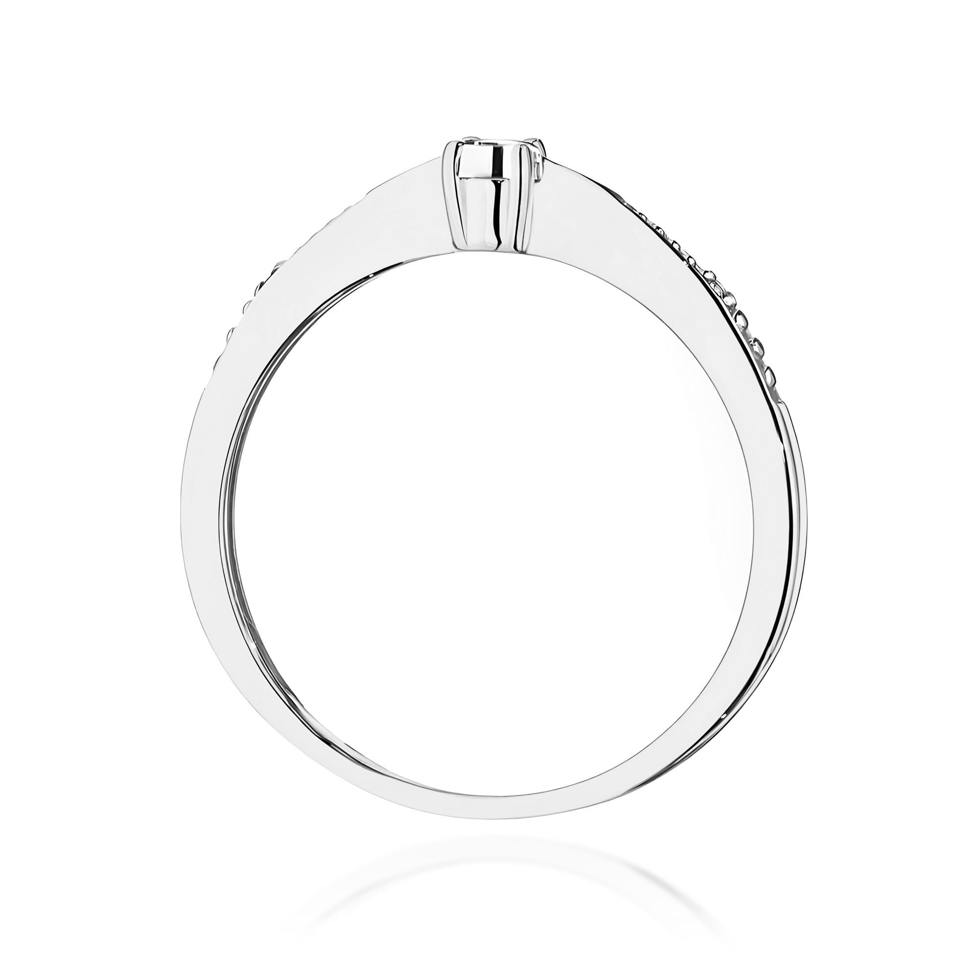Pierścionek z diamentem 0,02 ct W0465 · W465 - obrazek 3