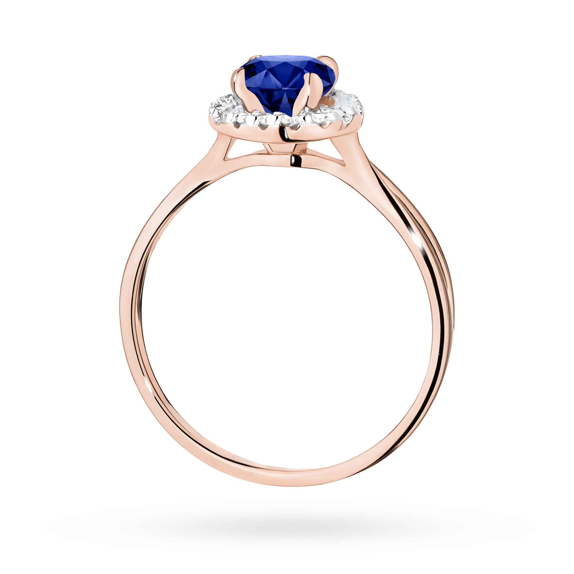 Pierścionek z szafirem 1,00 ct W0538 · W538 - obrazek 3