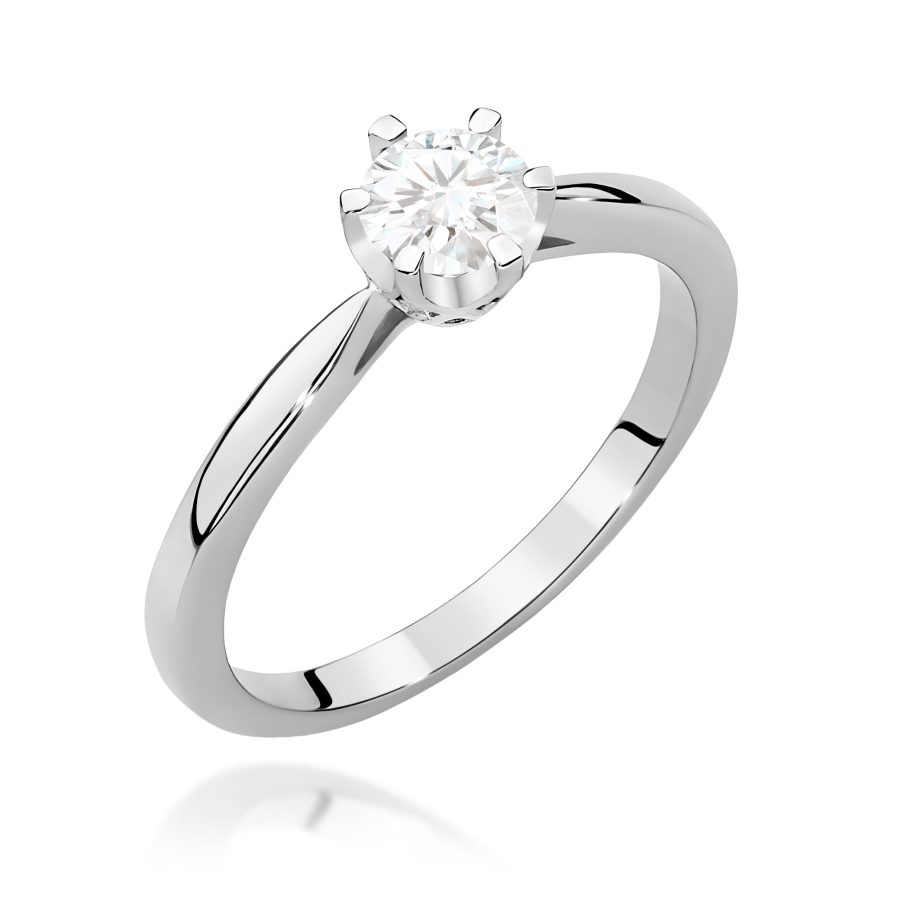 Pierścionek z diamentem laboratoryjnym 0,46 ct · W0539