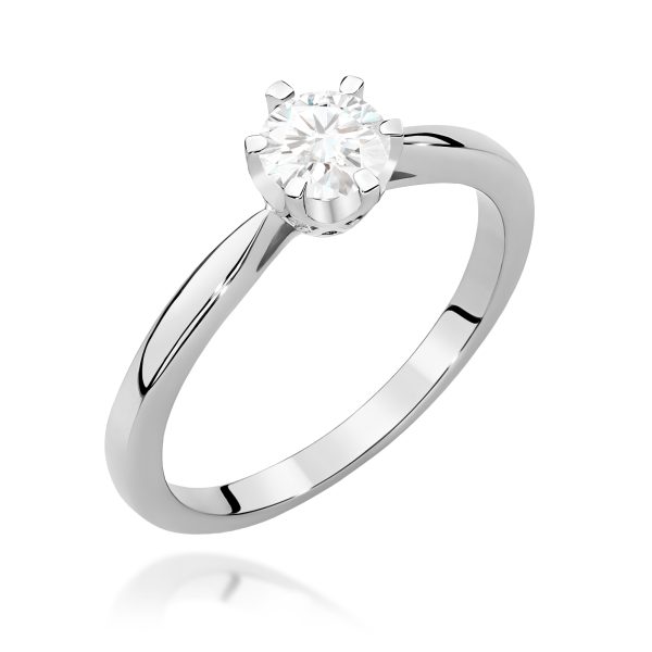 Pierścionek z diamentem laboratoryjnym 0,56 ct