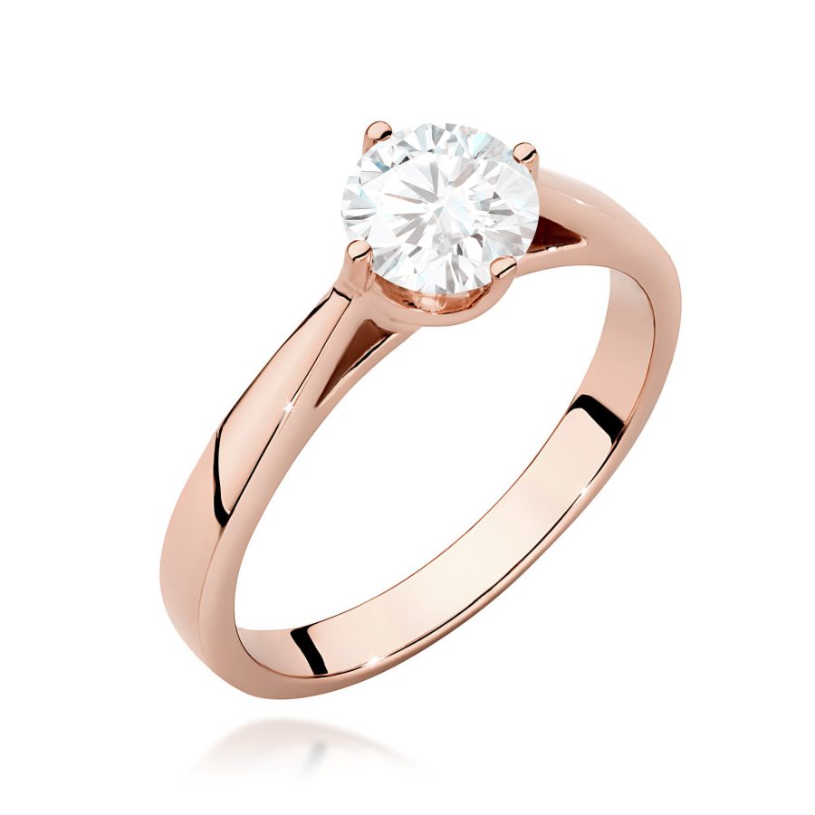 Ring with a lab-grown diamond 0,70 ct