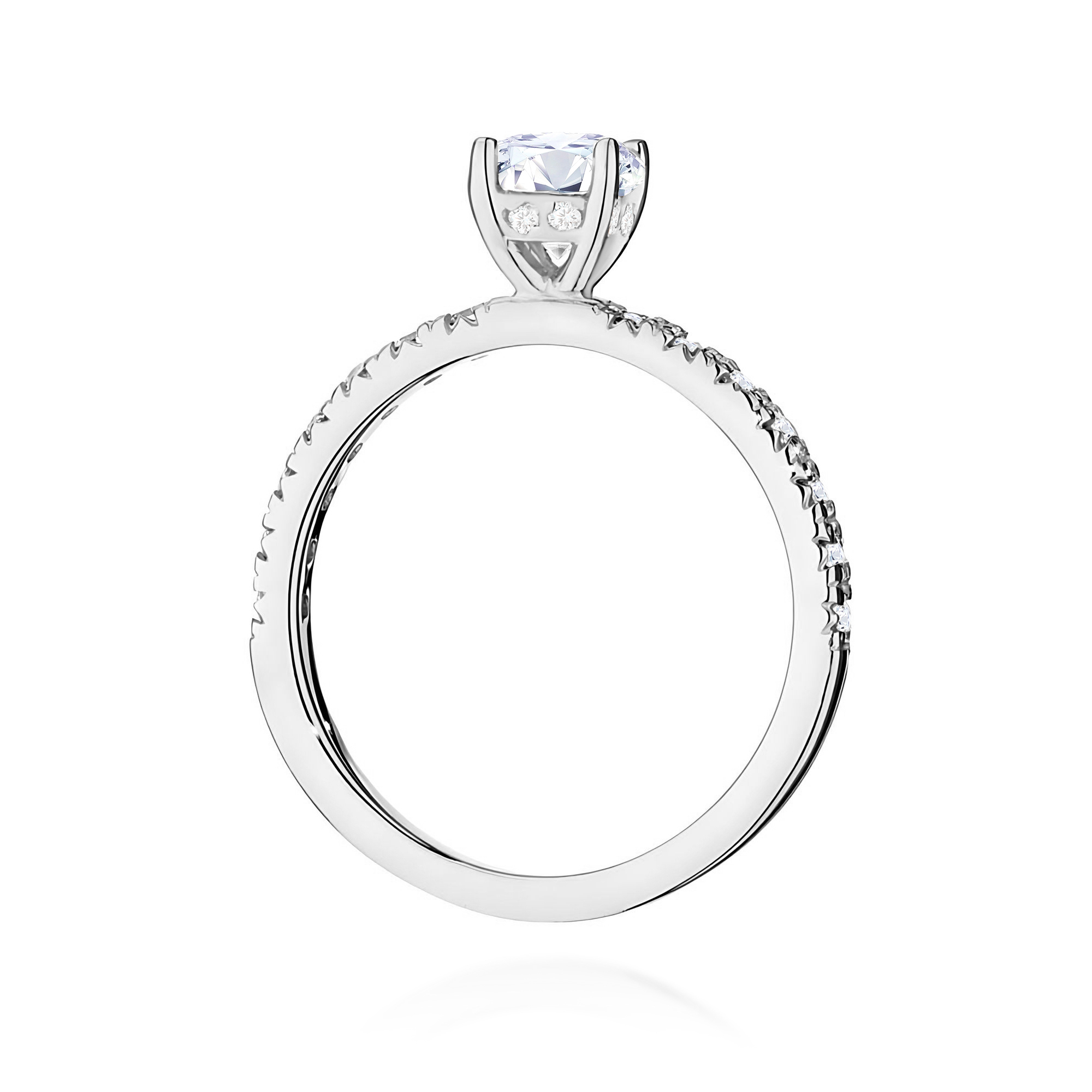 Pierścionek z diamentem 0,74 ct W0546 · W546 - obrazek 3