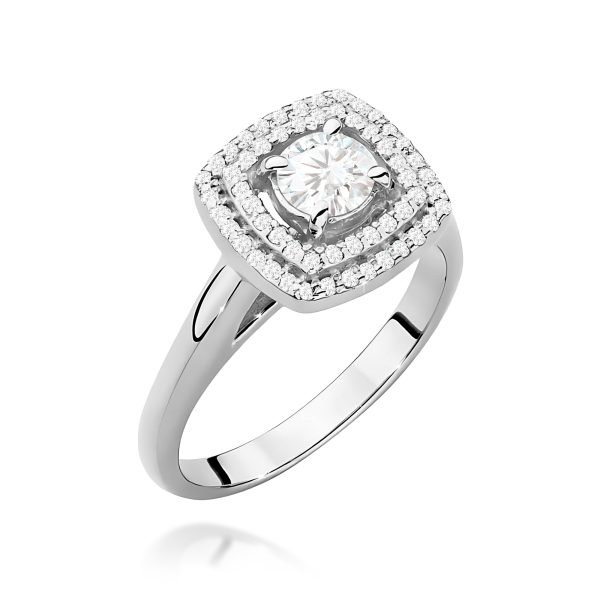 Pierścionek z diamentami laboratoryjnymi 0,68 ct