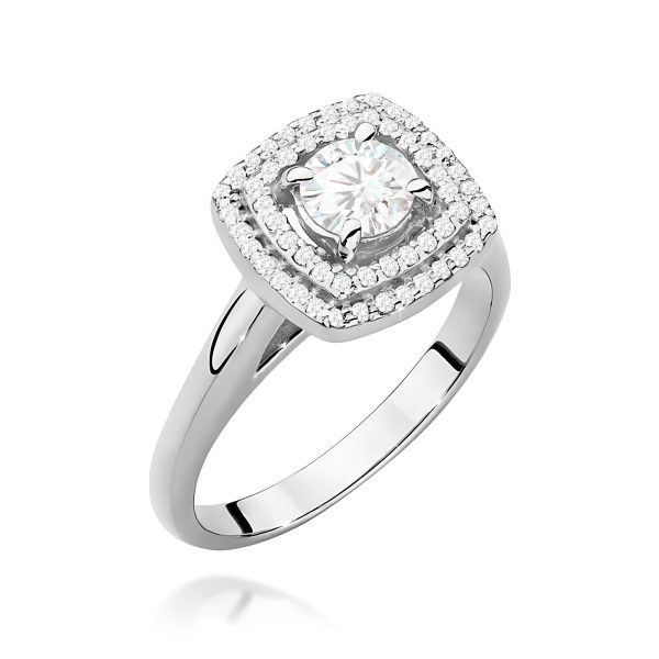 Pierścionek z diamentem laboratoryjnym 0,78 ct
