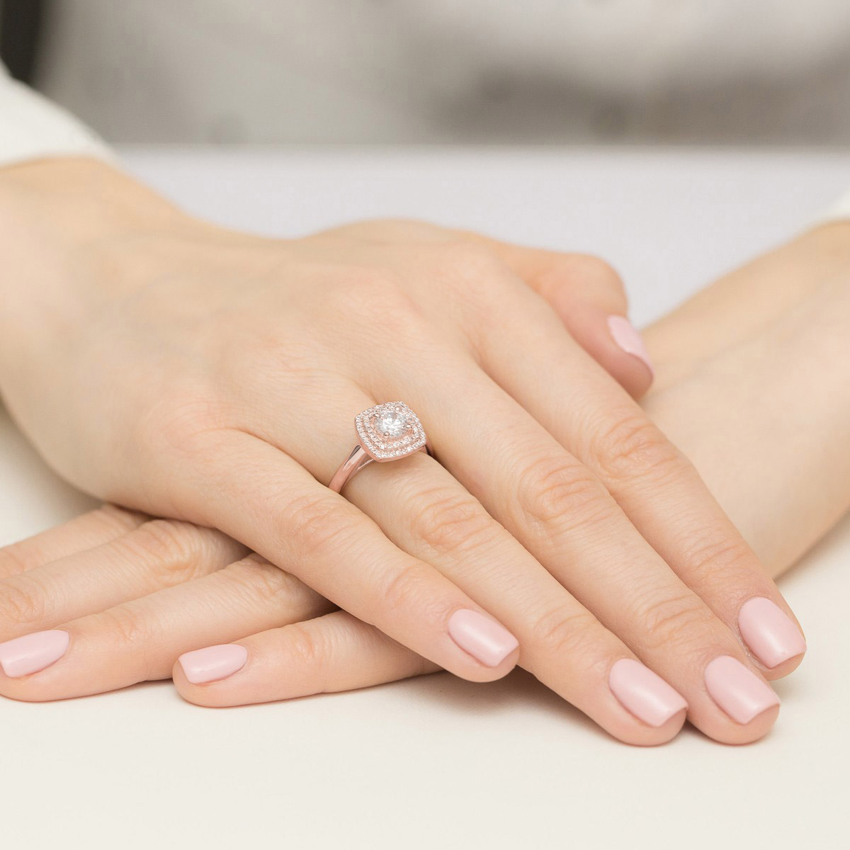 Pierścionek z diamentem 0,98 ct W0548 · W548 - obrazek 4