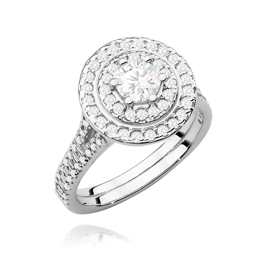 Pierścionek z laboratoryjnym diamentem 1,01 ct · W0549