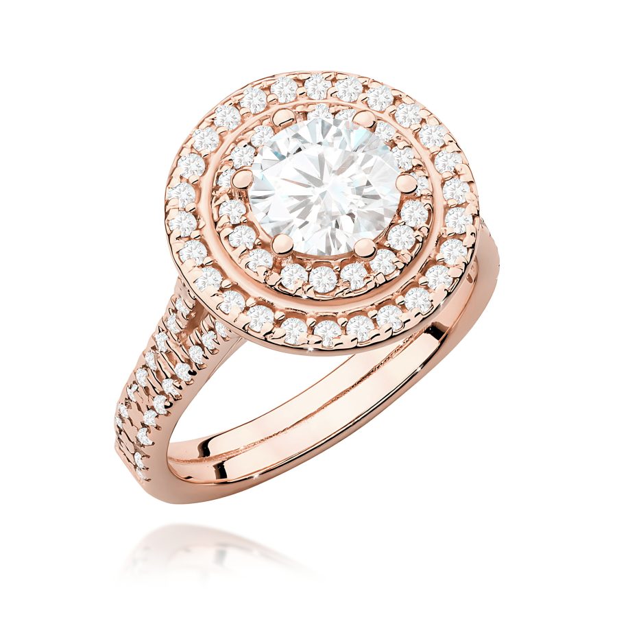 Pierścionek z diamentami o łącznej masie 1.63 ct · W549