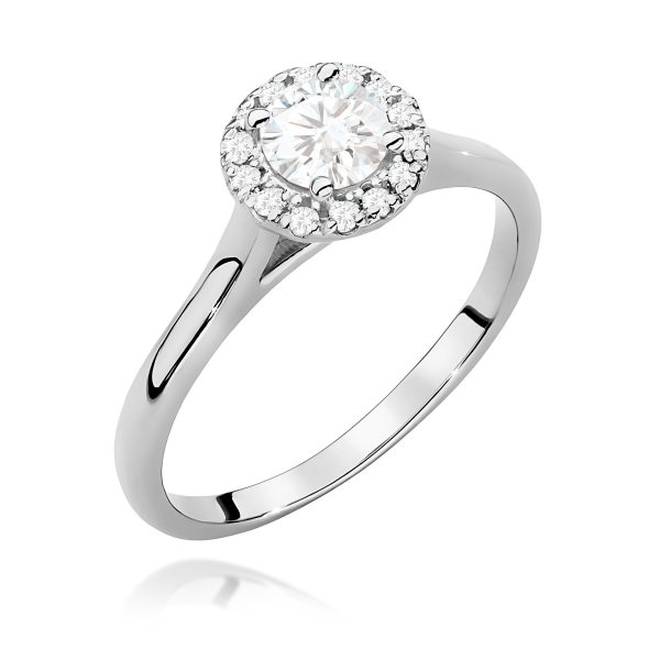 Pierścionek z diamentem laboratoryjnym 0,52 ct