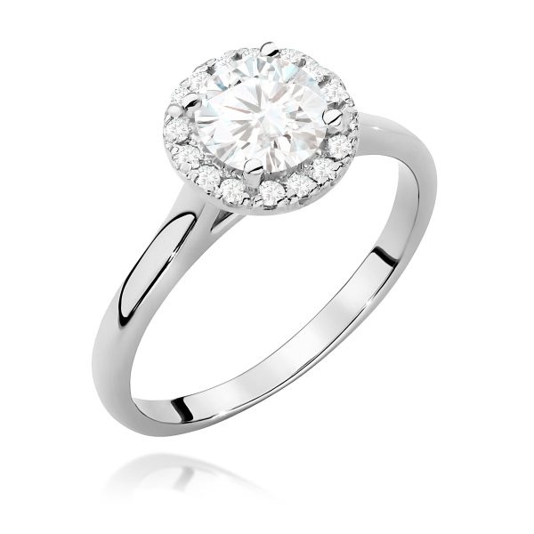 Pierścionek z diamentem laboratoryjnym 0,84 ct