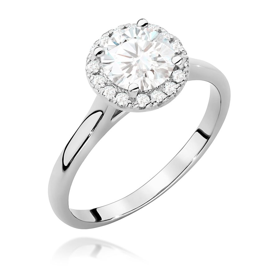 Pierścionek z brylantem 1,14 ct · W550