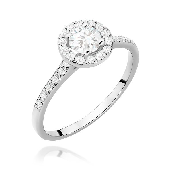 Pierścionek z diamentem laboratoryjnym 0,74 ct