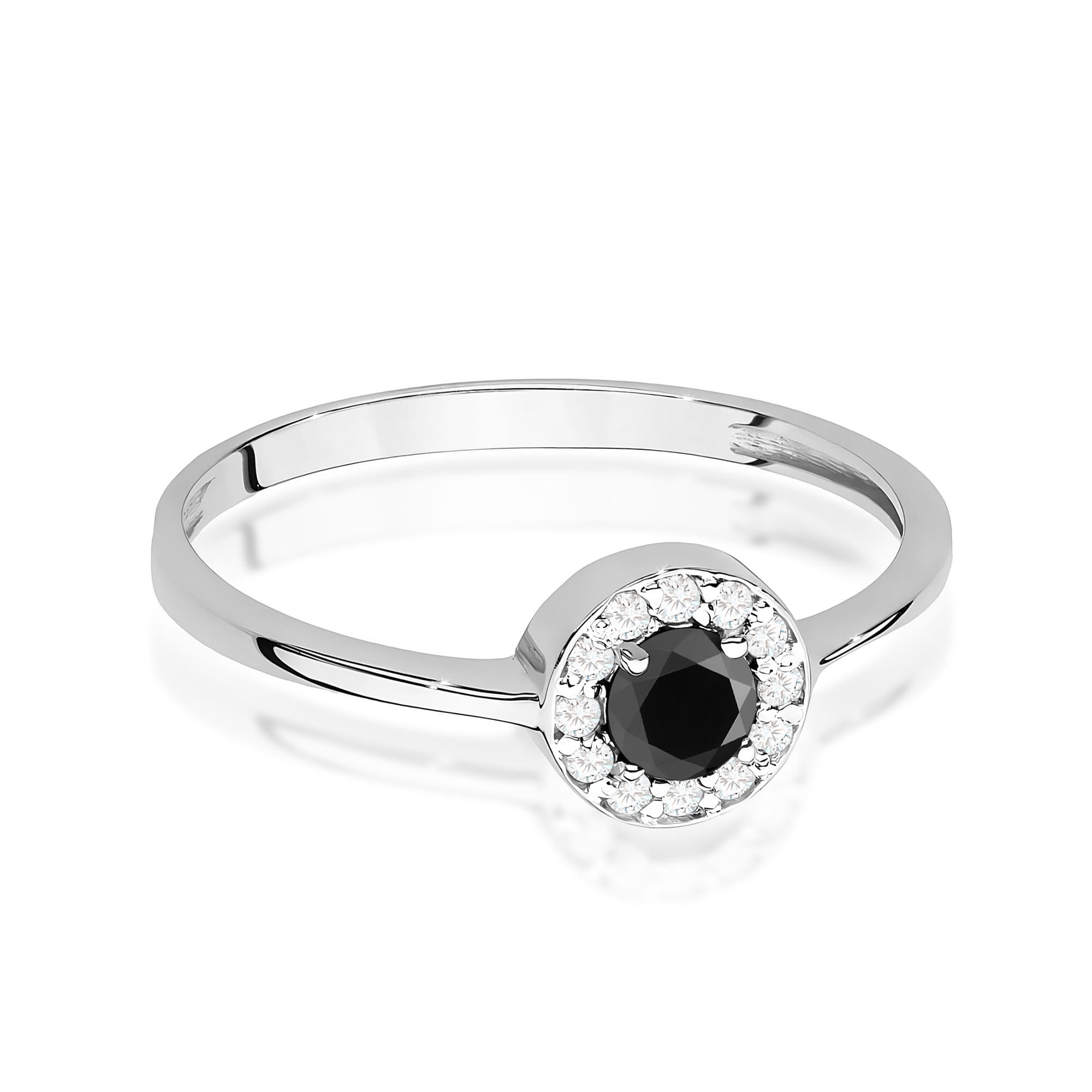 Ring with black diamond 0,30 ct – product image 3