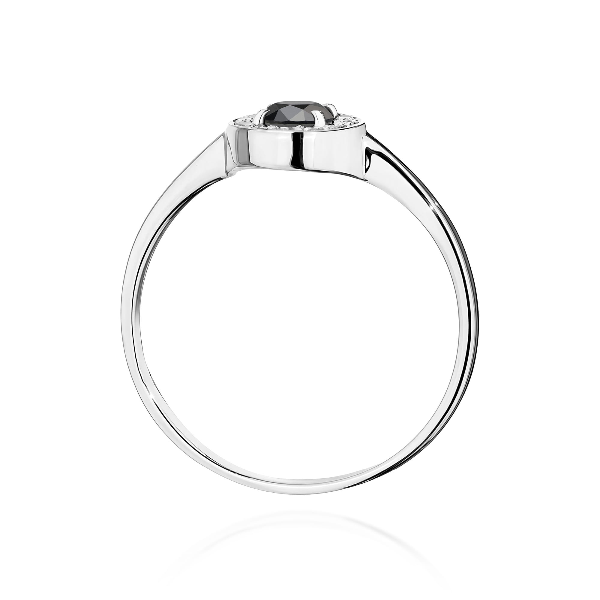 Ring with black diamond 0,30 ct – product image 4