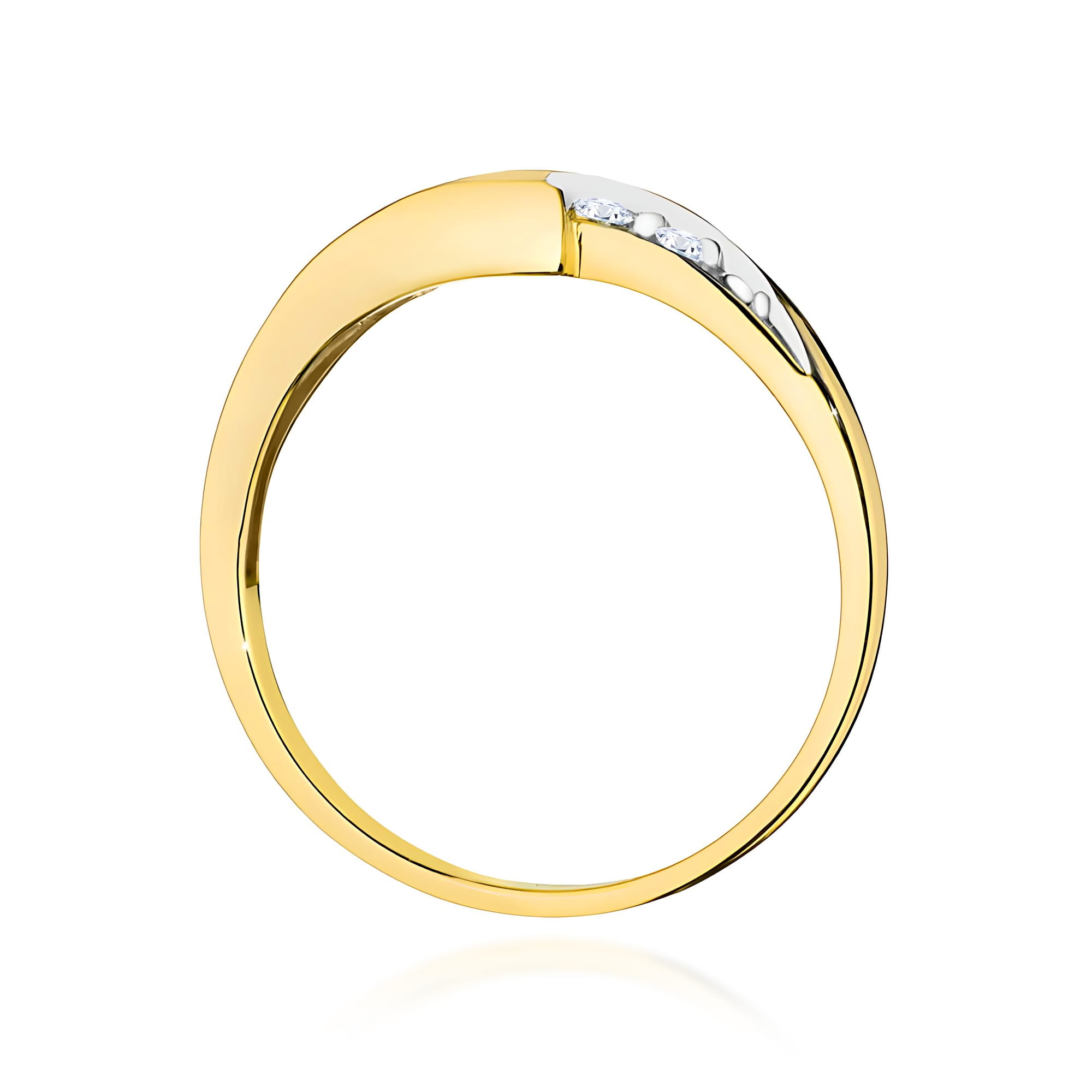 Pierścionek z kamieniem topaz swiss 0,25 ct · W0618 - obrazek 3