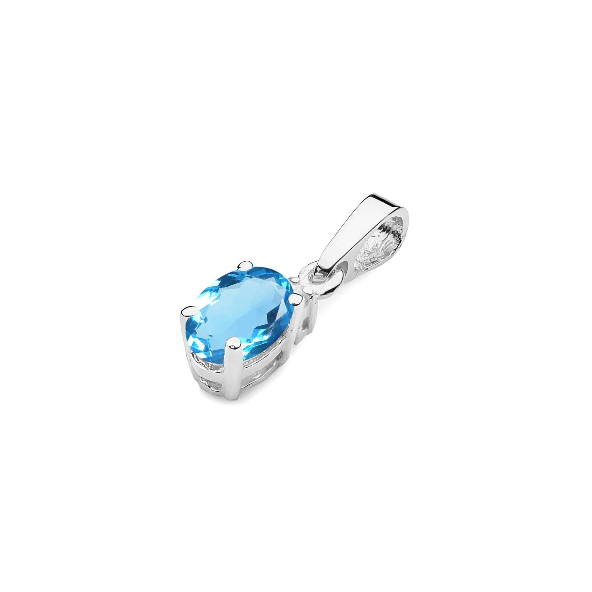 Zawieszka z kamieniem topaz swiss 0,50 ct Z0001 · Z001 - obrazek 2