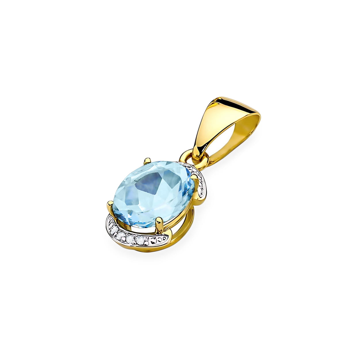 Zawieszka z kamieniem topaz swiss 3,00 ct Z0150 · Z150 - obrazek 2