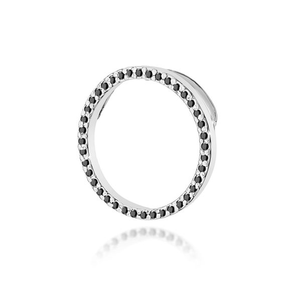 Zawieszka z diamentami 0,20 ct Z0442 – białe złoto próby 585