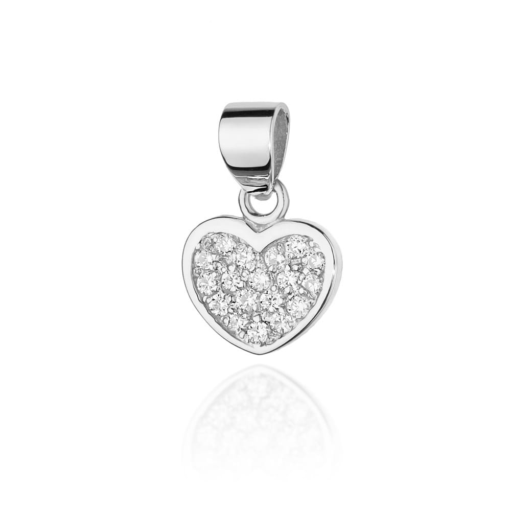 Zawieszka S020 z diamentami białe złoto Jubiler Kraków BigDIAMOND