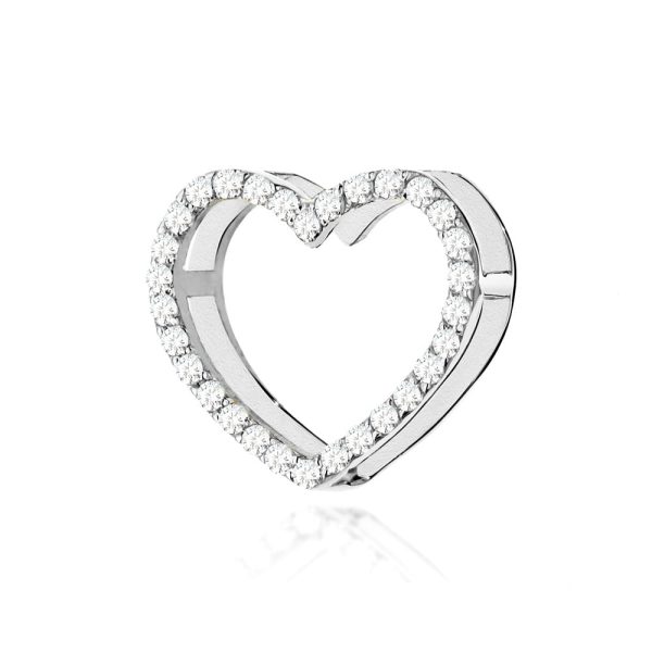 Zawieszka S027 z diamentami białe złoto Jubiler Kraków BigDIAMOND