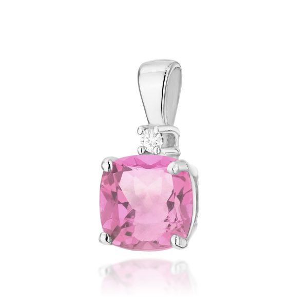 Zawieszka Z003 Różowy Topaz 1