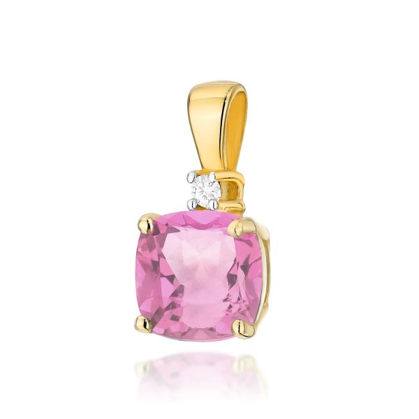 Zawieszka Z003 Różowy Topaz 1